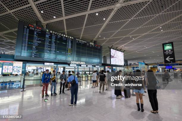 narita international airport in japan - narita imagens e fotografias de stock