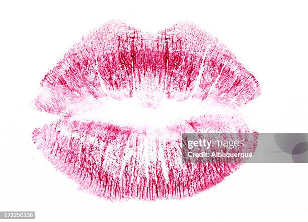 branco bg-lábios - kiss lips - fotografias e filmes do acervo
