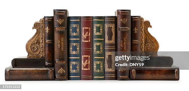 personal library - book end stock pictures, royalty-free photos & images