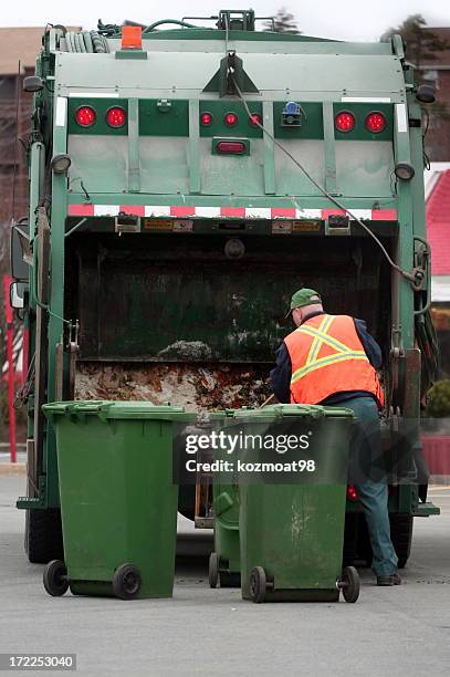 waste management - 3 - garbage truck stock pictures, royalty-free photos & images