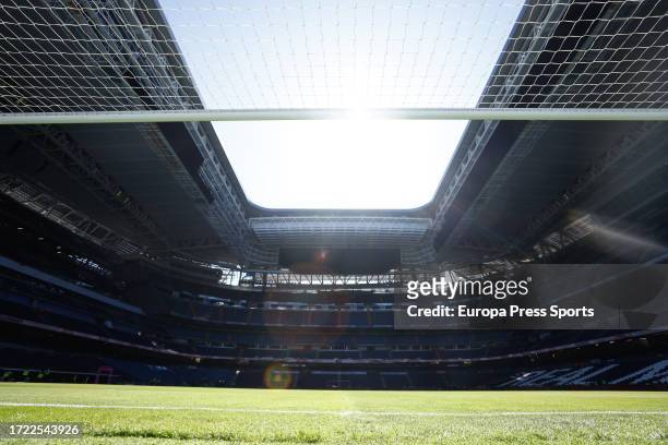 General view during the spanish league, La Liga EA Sports, football match played between Real Madrid and CA Osasuna at Santiago Bernabeu stadium on...