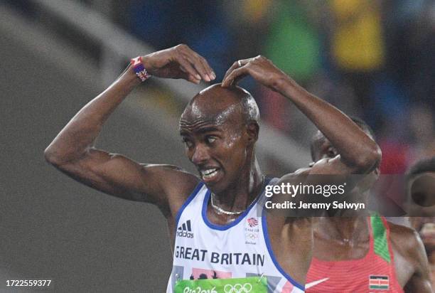 Rio Olympics 2016 - Mo Farah Wins The Men 10,00 Meters. 13-August-2016