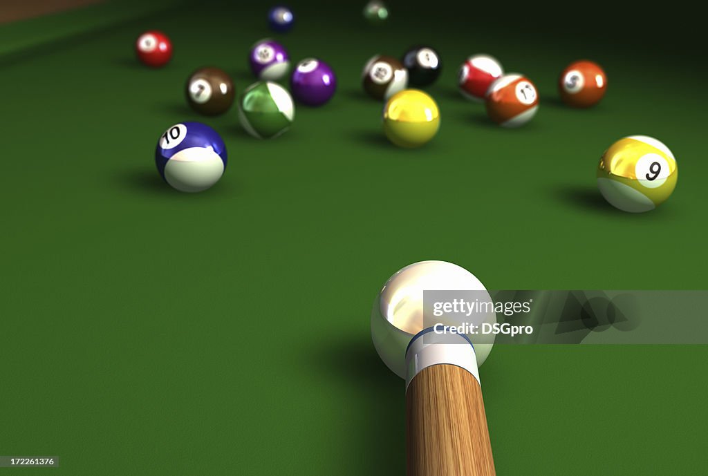 Billiard shot