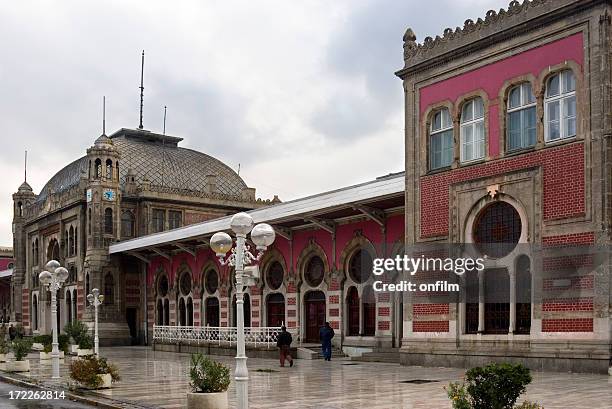 istanbul sirkeci railway station - orient express stock pictures, royalty-free photos & images