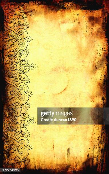 grunge background - parchment scroll stock illustrations