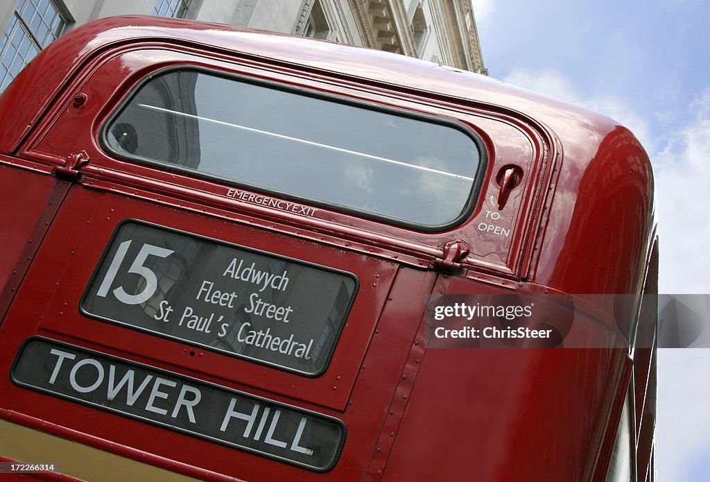 London Red double decker bus