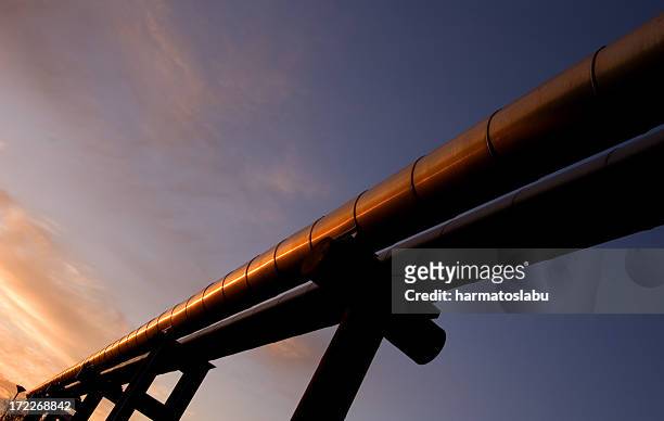 above the ground - gasoline pipeline stock pictures, royalty-free photos & images