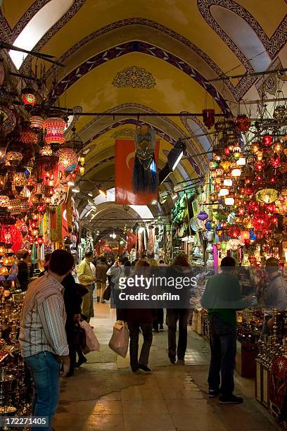 grand bazaar, istanbul - istanbul bazaar stock pictures, royalty-free photos & images