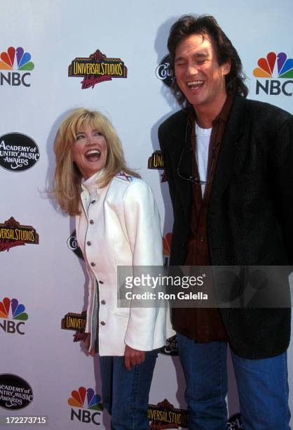 Singer/Actress Crystal Bernard and singer Billy Dean attend the 31st Annual Academy of Country Music Awards on April 24, 1996 at the Universal...