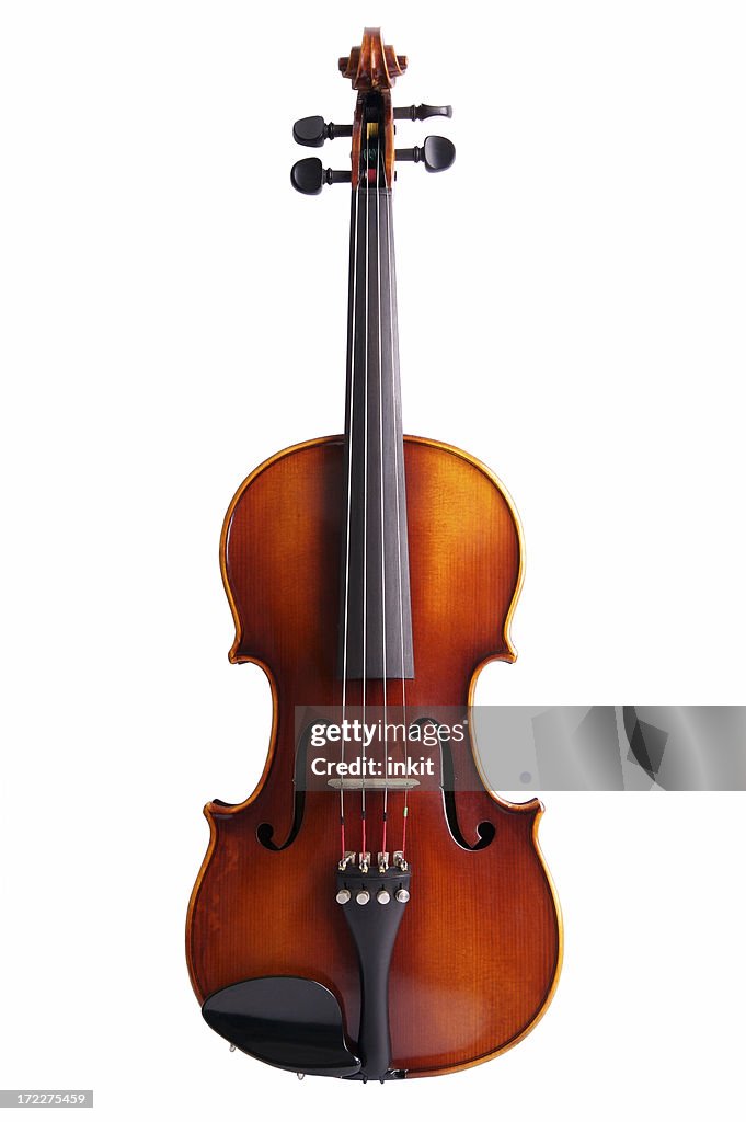 Photo of a violin without a bow