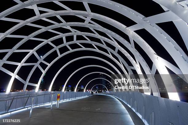 webb bridge - melbourne bridge stock pictures, royalty-free photos & images