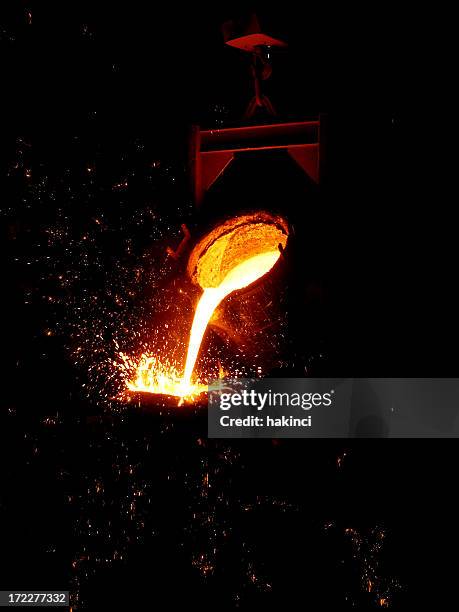iron casting - ijzer stockfoto's en -beelden
