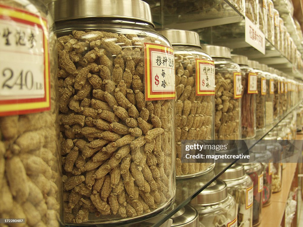 Ginseng for sale in Chinatown