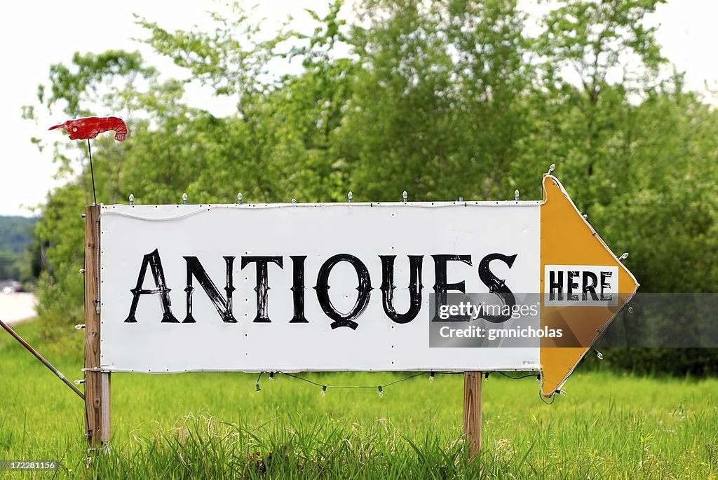 Antique sign