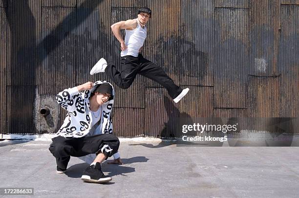 breakdancers - rap background stock pictures, royalty-free photos & images