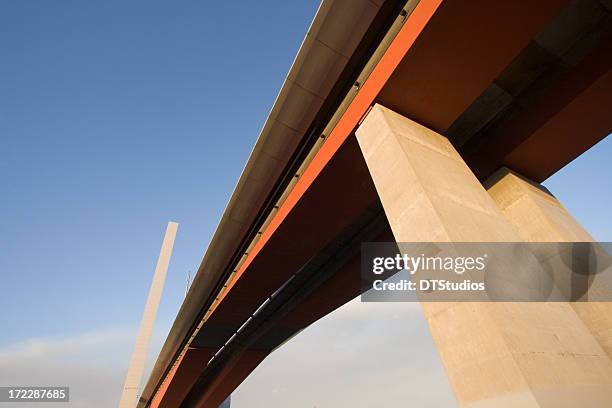 bolte bridge - melbourne bridge stock pictures, royalty-free photos & images