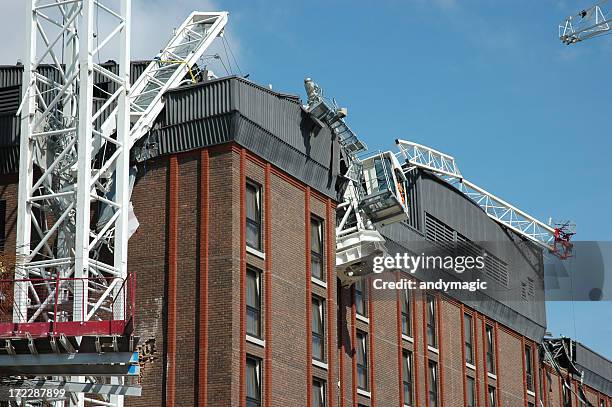 whoops! - building damage stockfoto's en -beelden