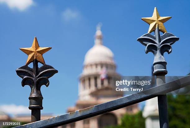 capitol-gate - texas state capitol stock-fotos und bilder