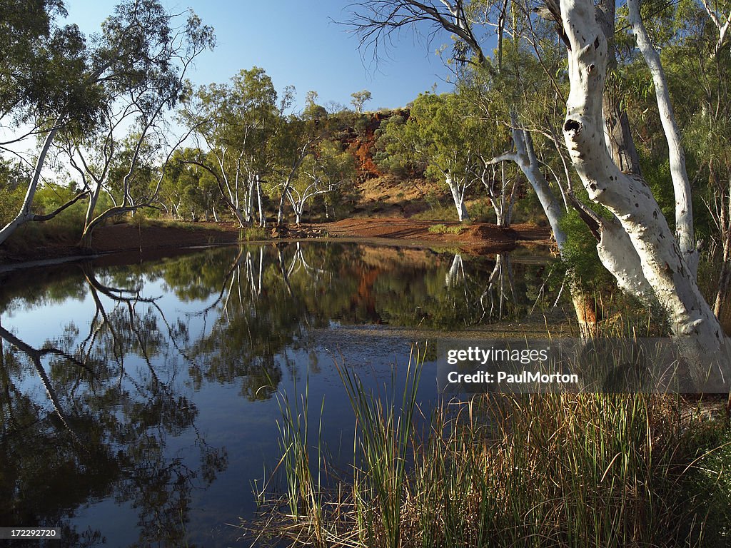 Próximo Parque Nacional de Karijini na Austrália Ocidental