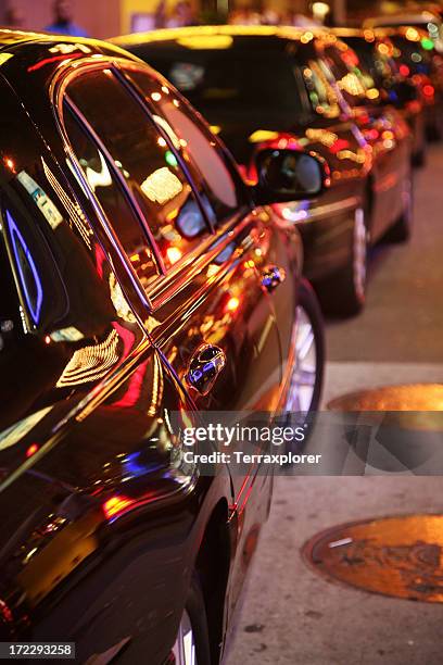 night out on the town - limo night stock pictures, royalty-free photos & images