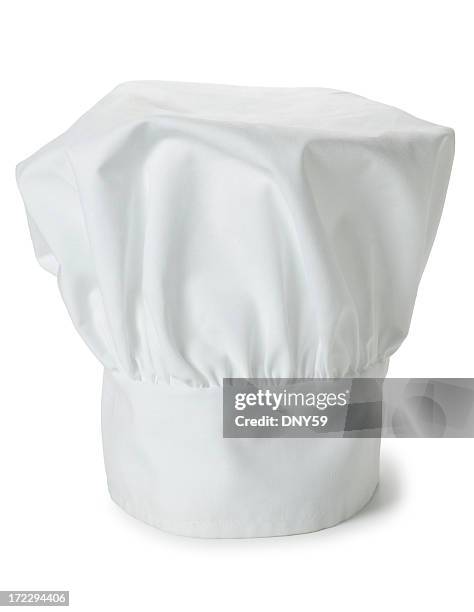 chef's hat isolated on white background - chefs hat 個照片及圖片檔