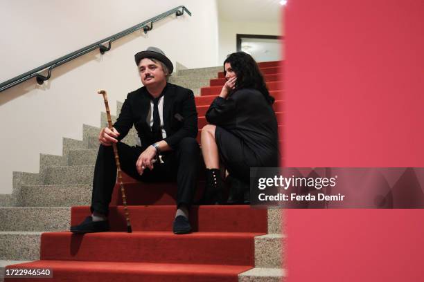 Peter Doherty and Katia de Vidas attend the Award Night Ceremony & After Party of the 19th Zurich Film Festival at Opera House on October 07, 2023 in...