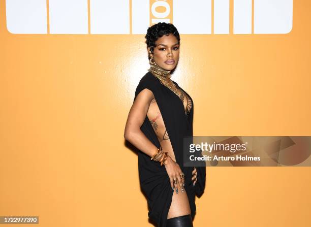 Teyana Taylor attends CultureCon NY 2023 on October 07, 2023 in New York City.