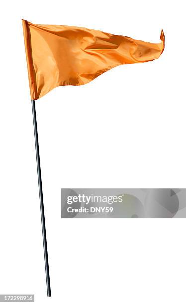 drapeau - orange isolated photos et images de collection