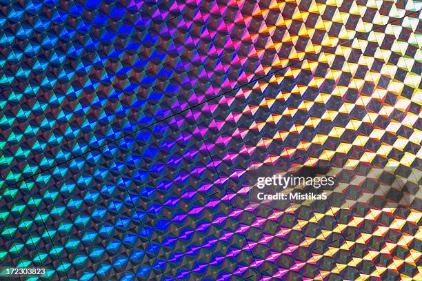 patrón de reflectivo - holograma fotografías e imágenes de stock