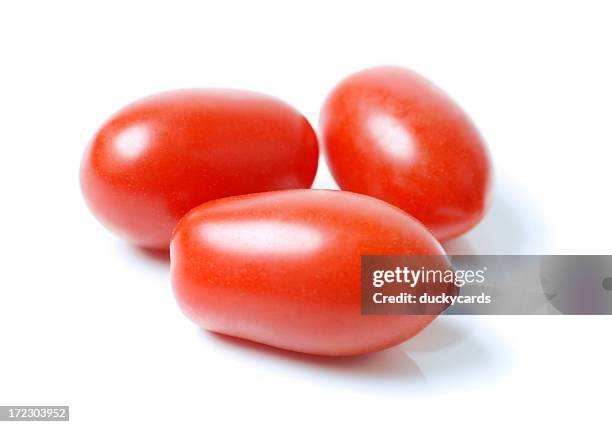 small tomatoes - tomato isolated stock pictures, royalty-free photos & images