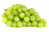 Bunch of Green Grapes laying