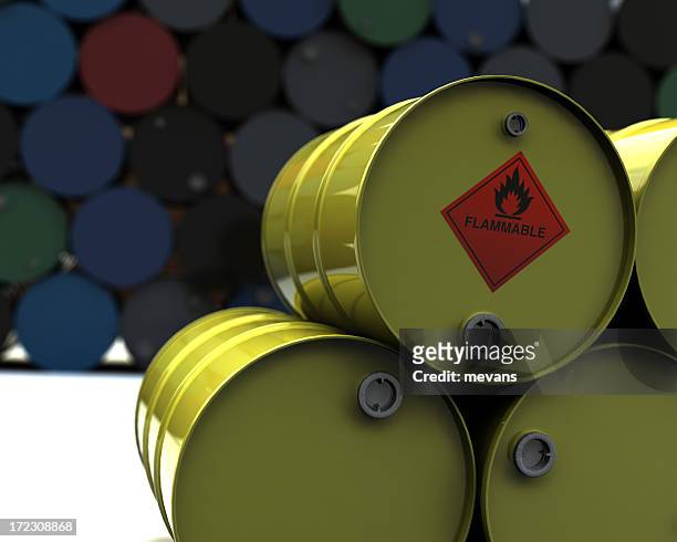 oil barrels - oil barrel stock pictures, royalty-free photos & images