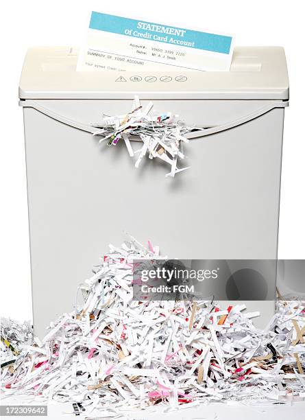 shredder - paper shredder on white stock pictures, royalty-free photos & images