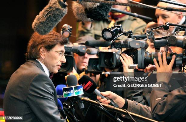 Belgium Prime Minister Elio Di Rupo arrives for an informal dinner gathering European Union heads of State or government on the eve of an European...