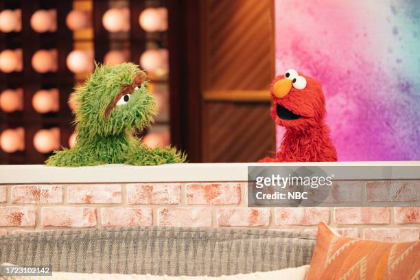 Episode 7I001 -- Pictured: Oscar, Elmo --