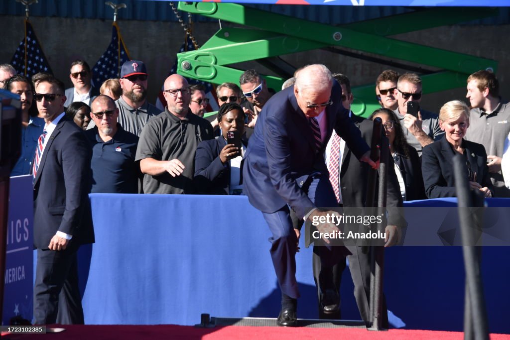 US President Joe Biden...