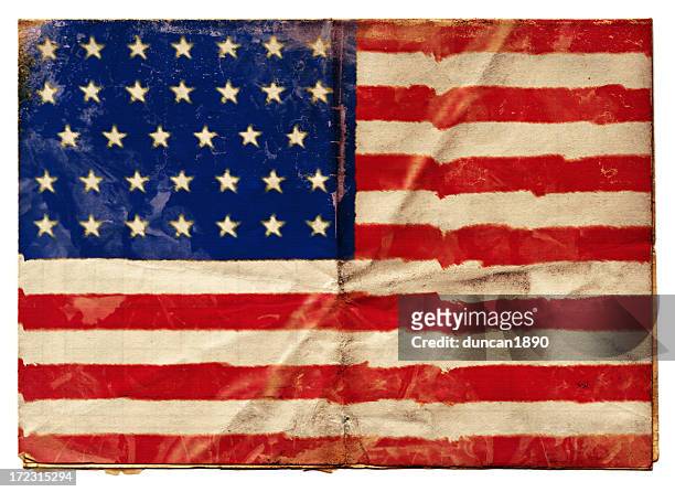 american union flag (xxl) - civil war stock illustrations
