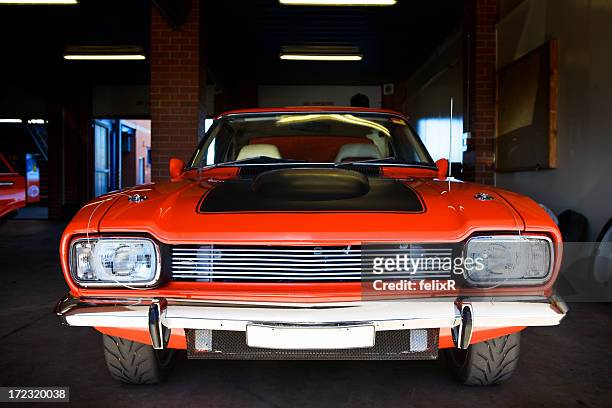 muscle car - classic cars stock pictures, royalty-free photos & images