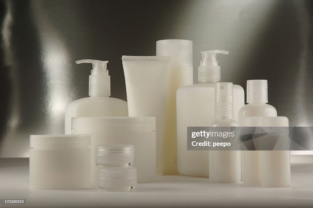 Blank cosmetics containers