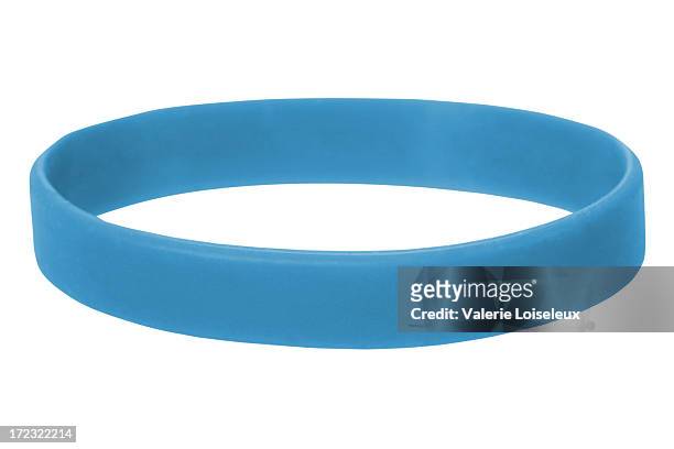 blue wristband - sweat band stock pictures, royalty-free photos & images