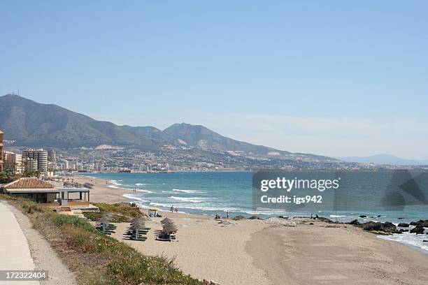 fuengirola bay - fuengirola stock pictures, royalty-free photos & images