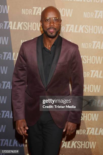 Yared Dibaba attends the NDR Talk Show at NDR Studios on October 13, 2023 in Hamburg, Germany.