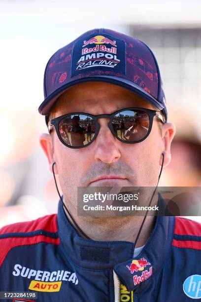 Jamie Whincup, driver of the Triple Eight Race Engineering Chevrolet Camaro looks on ahead of the Bathurst 1000, part of the 2023 Supercars...