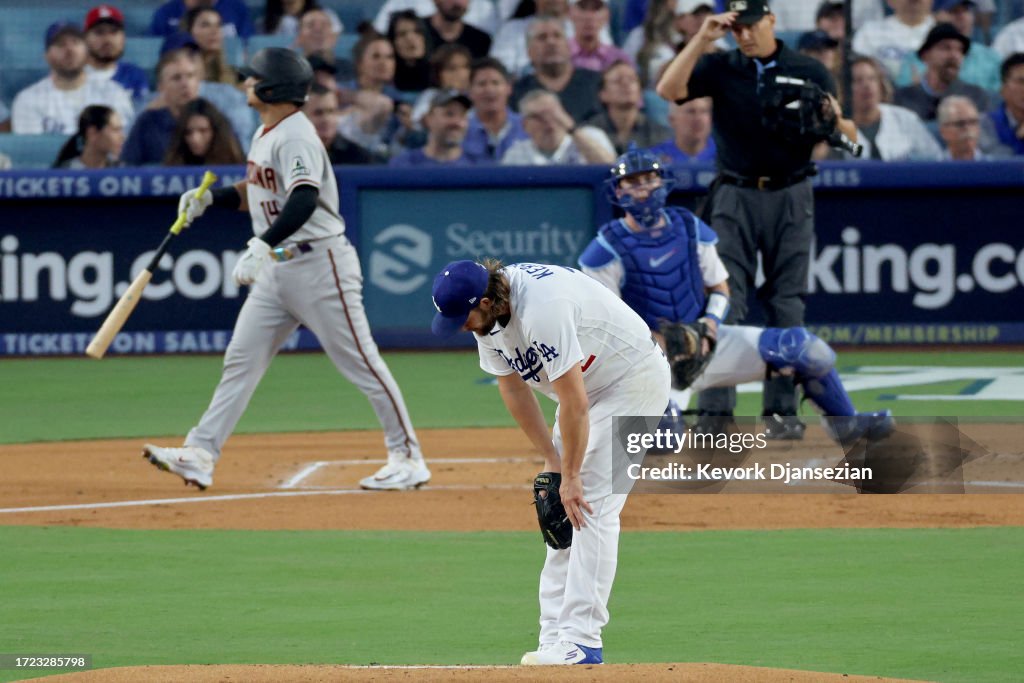 Division Series - Arizona Diamondbacks v Los Angeles Dodgers - Game One
