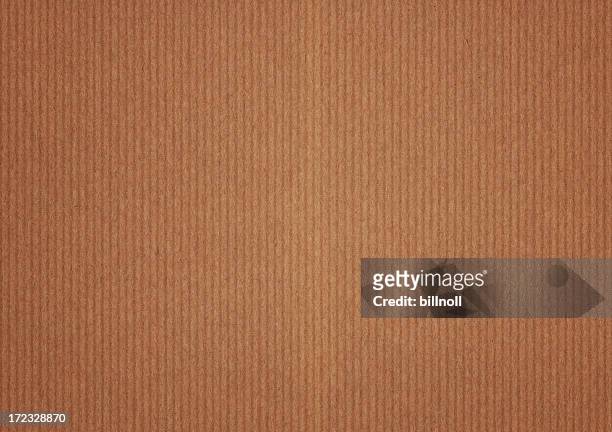 brown cardboard texture - ribbed stock pictures, royalty-free photos & images