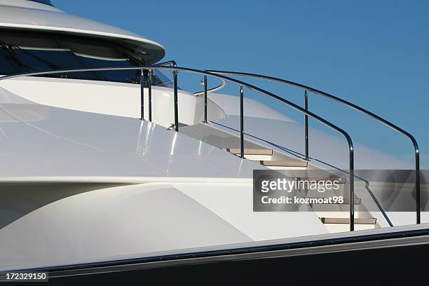 die treppe zum erfolg - luxury yachts stock-fotos und bilder