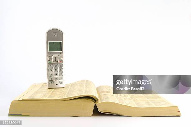 yellow pages - telephone directory stock pictures, royalty-free photos & images