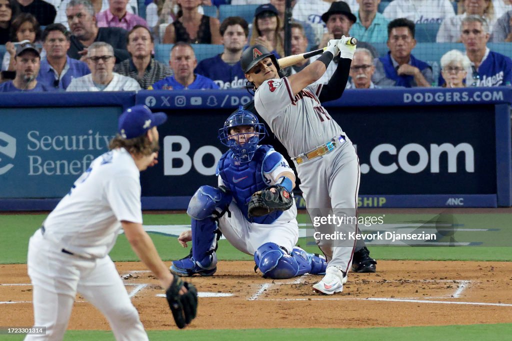 Division Series - Arizona Diamondbacks v Los Angeles Dodgers - Game One