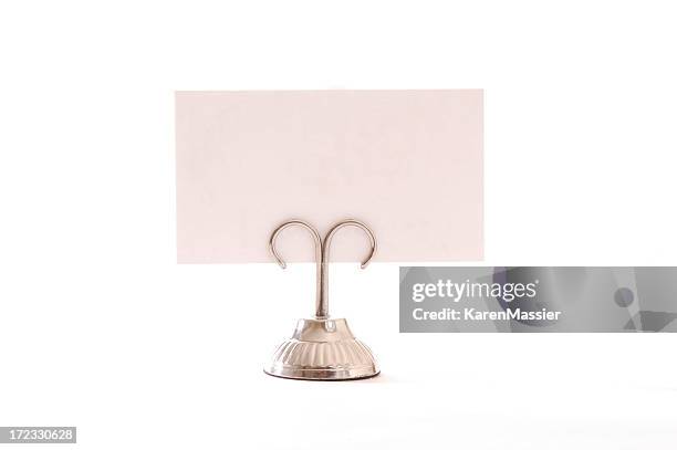 place card inhaber - tischkarten stock-fotos und bilder