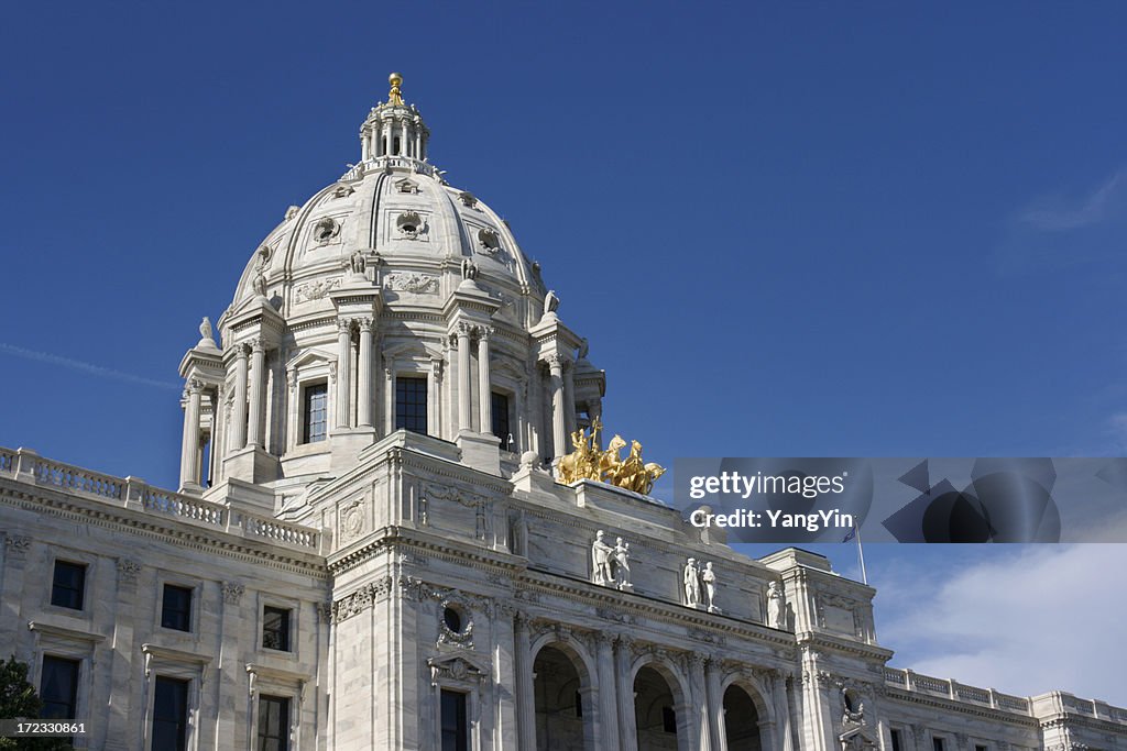 Capitólio do Estado de Minnesota, arquitetura Edifício Cúpula do Governo, St Paul